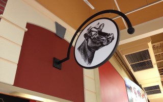 Hanging Butcher Shop Sign