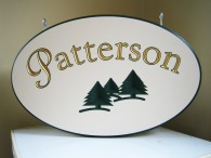 Patterson – Engraved Sign Foam