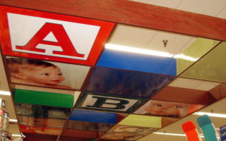Store Signage – Baby Ceiling Unit