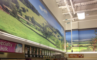 Store Signage – Printed Wall Covering