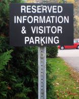 Engraved Parking Sign